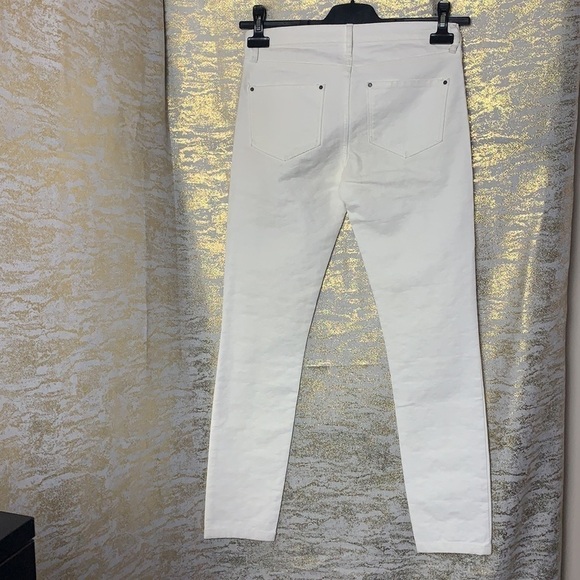 CLUB Monaco white floral print dress pants size 2 - Picture 8 of 14